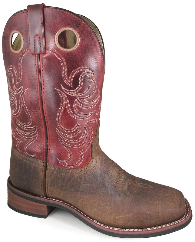 Exclusive Online Sale On Durable Shoes Smoky Mountain Mens Timber Brown/Burnt Apple Leather Cowboy Boots Exclusive Online Sale On Durable Shoes Smoky Mountain Mens Timber Brown/Burnt Apple Leather Cowboy Boots