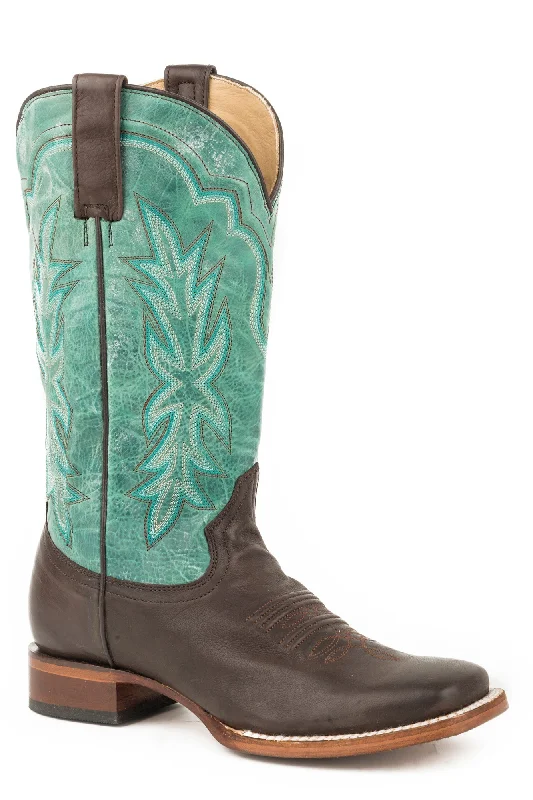 Men's Lightweight Shoes Stetson Womens Chocolate Leather Jessica 11In Cowboy Boots