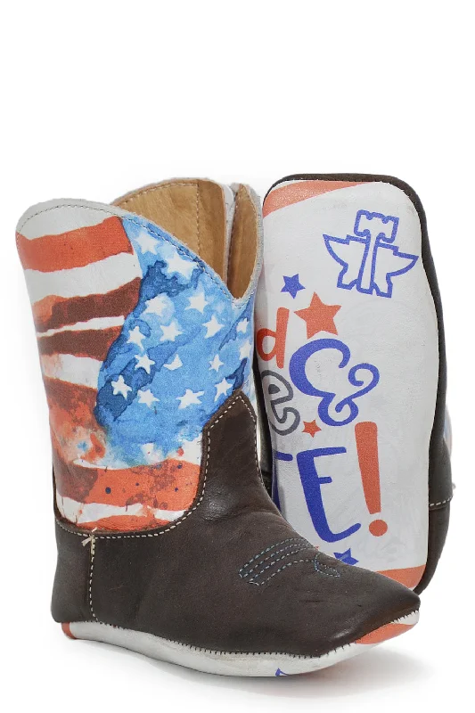 Exclusive Discount On Stylish Shoes Tin Haul Infants Boys Multi-Color Leather American Mini Cowboy Boots Exclusive Discount On Stylish Shoes Tin Haul Infants Boys Multi-Color Leather American Mini Cowboy Boots
