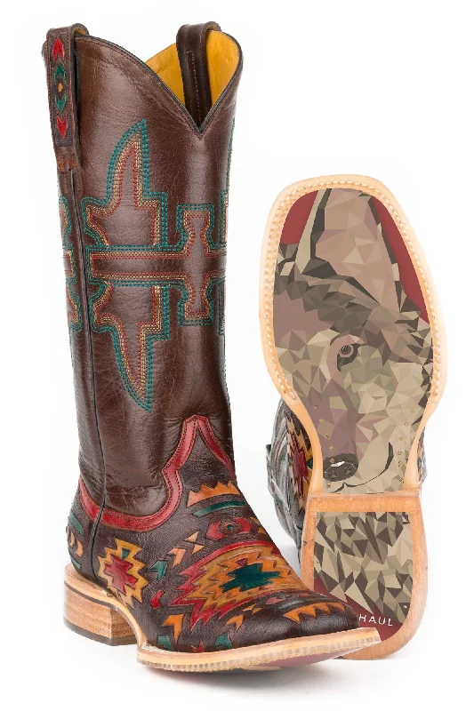 Men's Waterproof Shoes Tin Haul Womens Brown Leather South By Sw Cowboy Boots