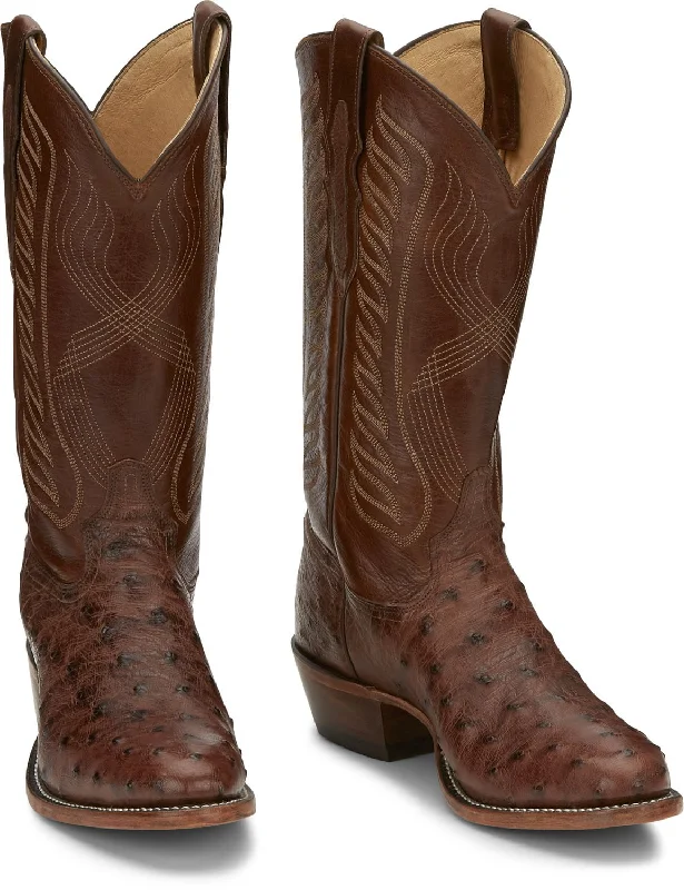 Men's Modern Shoes Tony Lama 13in Mens Bourbon McCandles FQ Ostrich Cowboy Boots