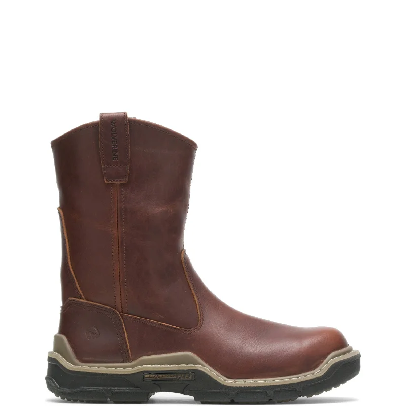 Men's Comfortable Shoes Wolverine Mens Peanut Leather Work Boots Raider Durashock 10in CM Men's Comfortable Shoes Wolverine Mens Peanut Leather Work Boots Raider Durashock 10in CM