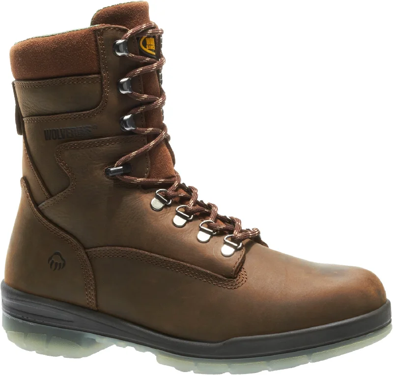 Men's Elegant Shoes Wolverine Mens Stone Leather Durashocks WP 200G 8in Work Boots
