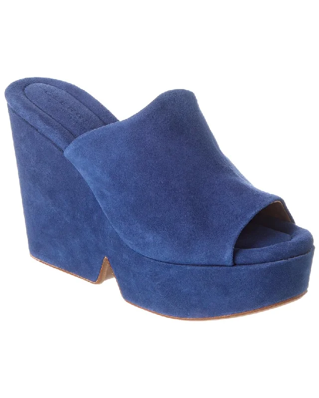 Clergerie Dolcy9 Suede Platform Sandal