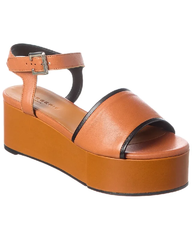 Clergerie Moni Leather Platform Sandal