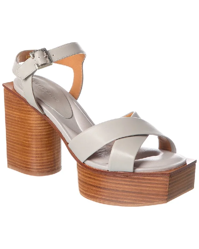 Clergerie Vaina Leather Platform Sandal