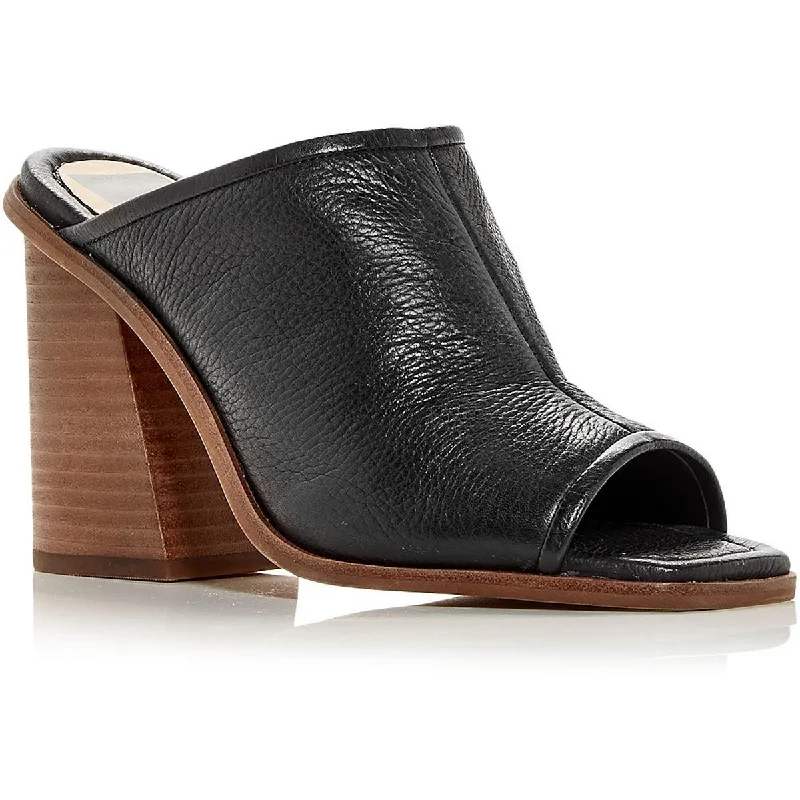 Dolce Vita Womens Mavise Leather Block Heel