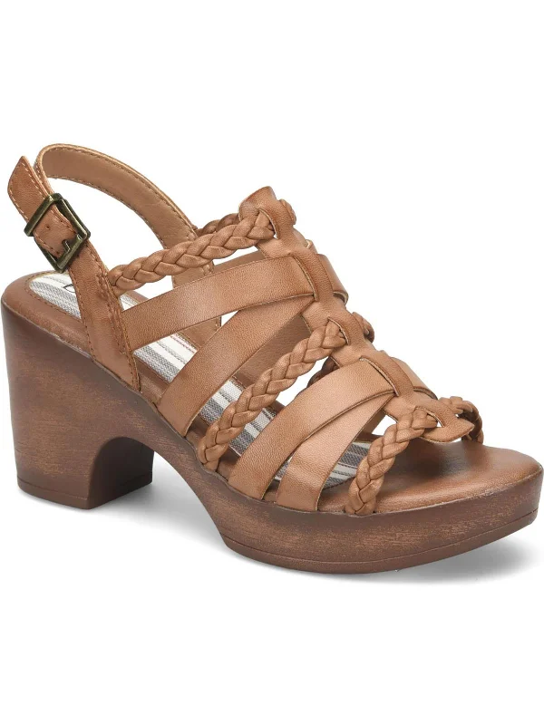 Garcelle Womens Platform Strappy Heels