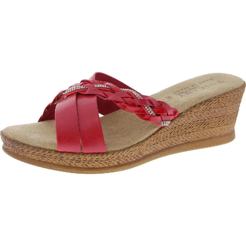 Gessica Womens Strappy Slip On Espadrilles