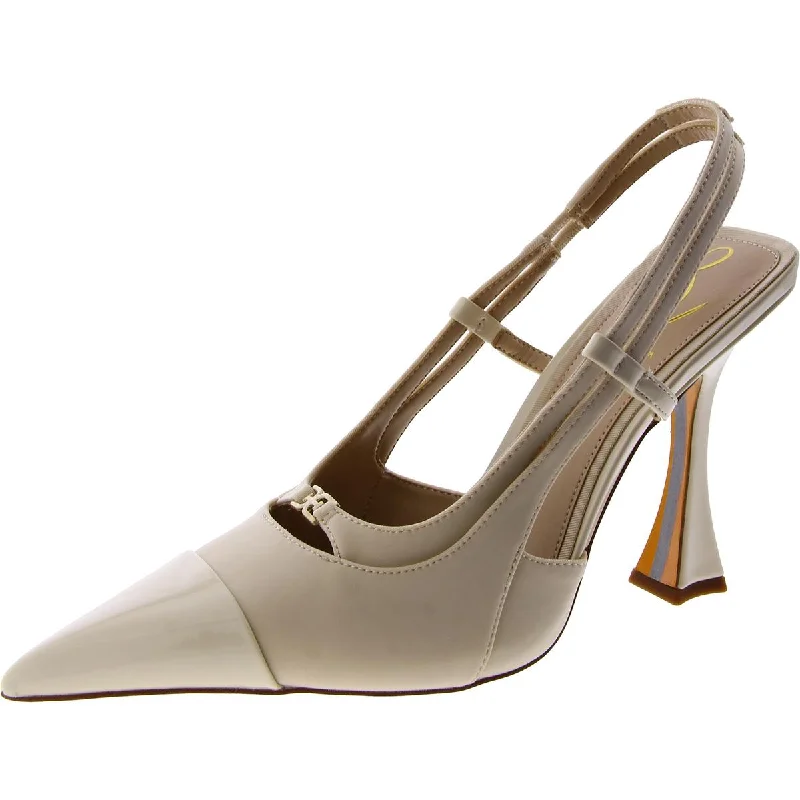 Sam Edelman Womens Odessa Double Strap Pointed Toe Slingback Heels