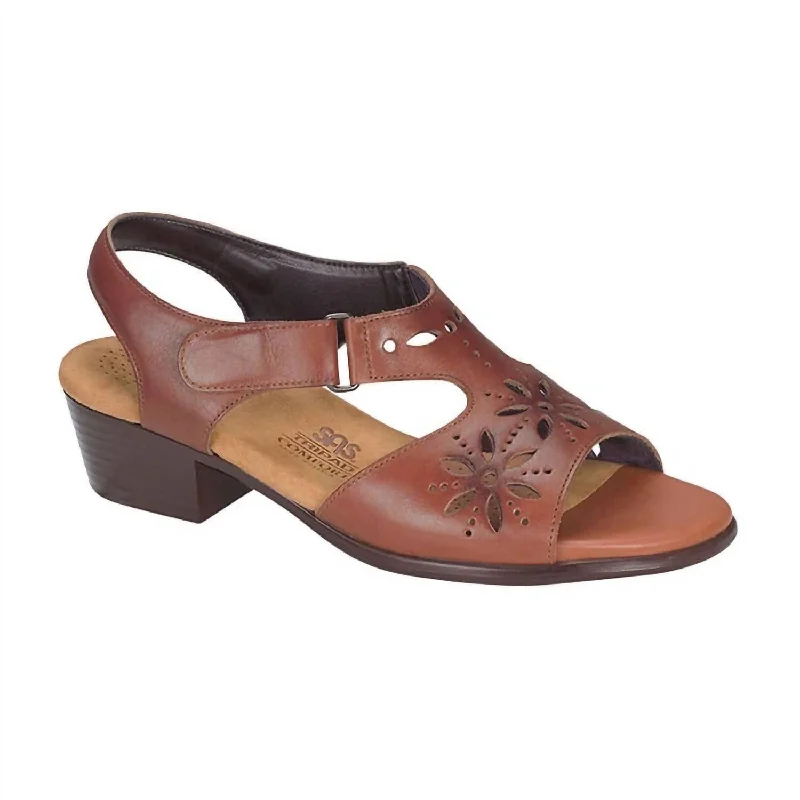 Sunburst Sandal - Medium In Chestnut