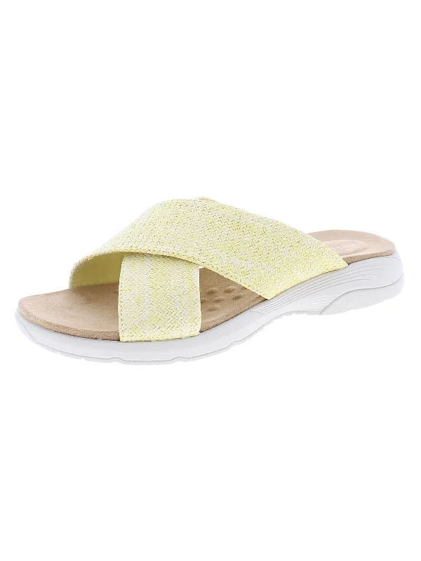 Taite 2 Womens Woven Slip On Slide Sandals