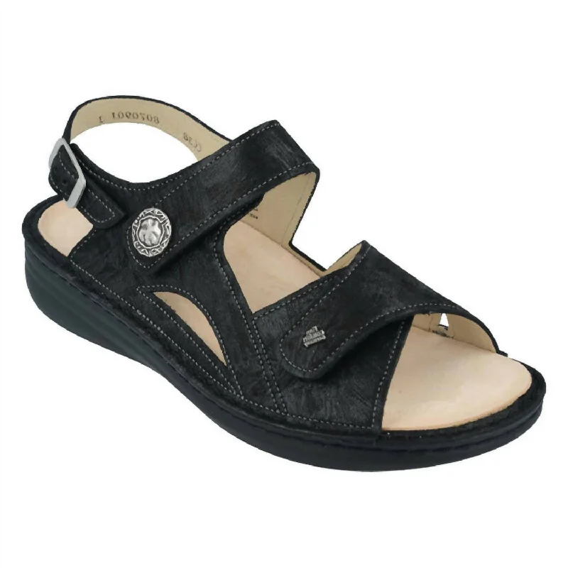 Women's Barbuda Sandal In Nero Moon