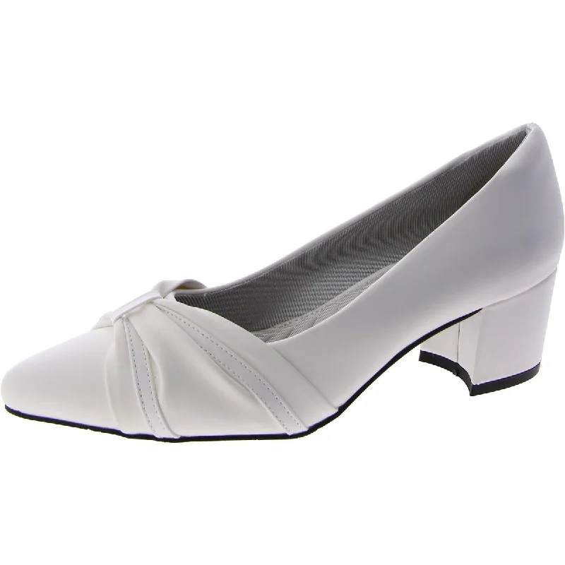 Easy Street Womens Millie Patent Slip On Pumps