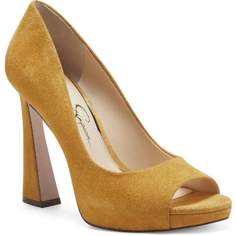 Jessica Simpson Womens Peep Toe Pumps