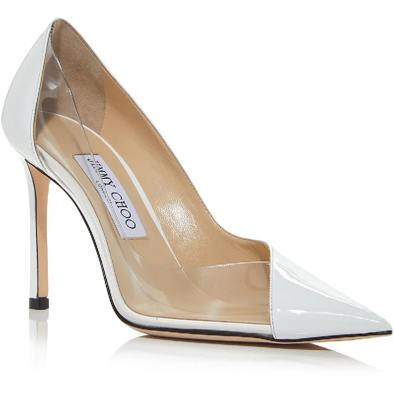 Jimmy Choo Womens Cass 95 Colorblock Slip-On Pumps