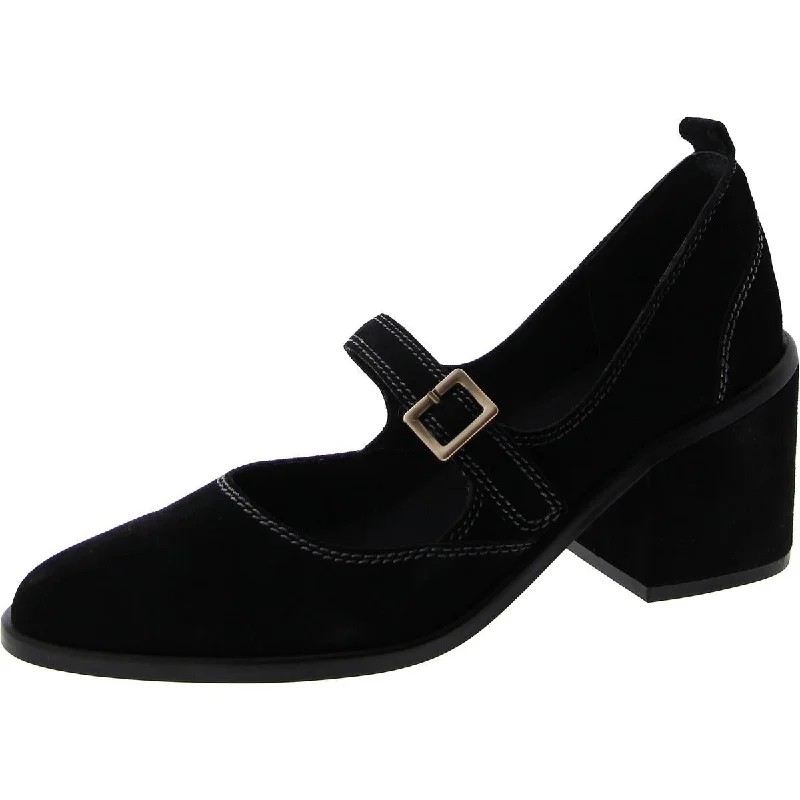 Kelsi Dagger Brooklyn Womens BROOKLYN ELM Suede Pointed toe Block Heels