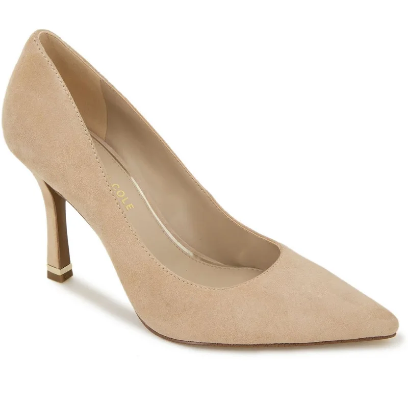 Kenneth Cole New York Womens Romi Pump Suede Pointed Toe Pumps