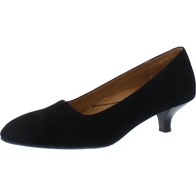 L'Amour des Pieds Womens Kavan KittenHeel Pointed Toe Pumps