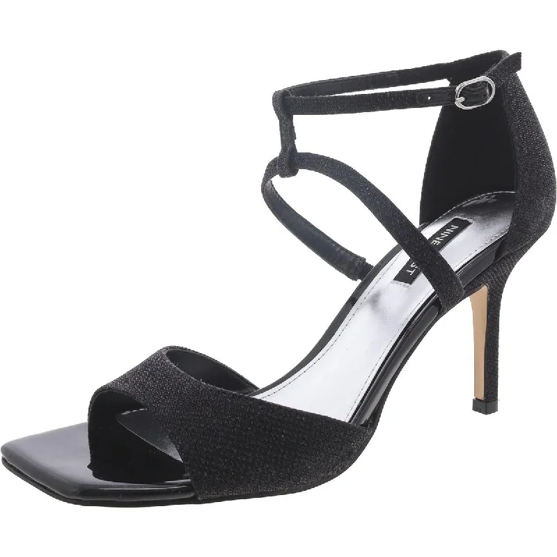 Nine West Womens Sighs 2 Textured Dressy Ankle Strap