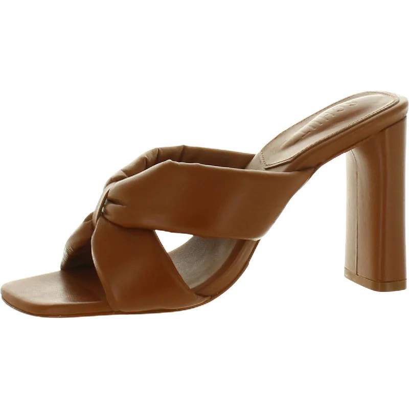 Schutz Womens Leather Slide Pumps