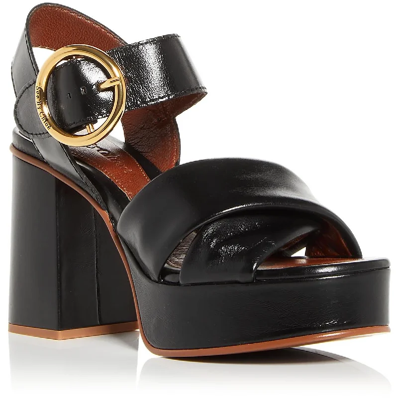 See by Chloe Womens Platform Sandal Ankle Strap