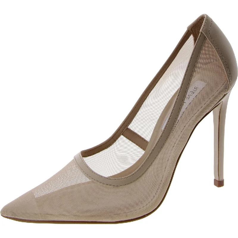 Steve Madden Womens Virtue Mesh Pointed Toe Pumps