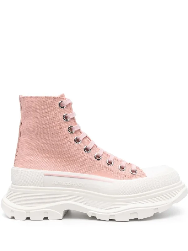 Alexander Mcqueen Women's Boots pink