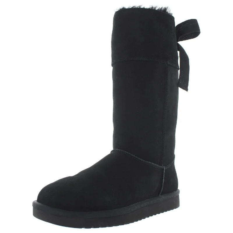 Andrah Tall Womens Suede Tall Winter Boots