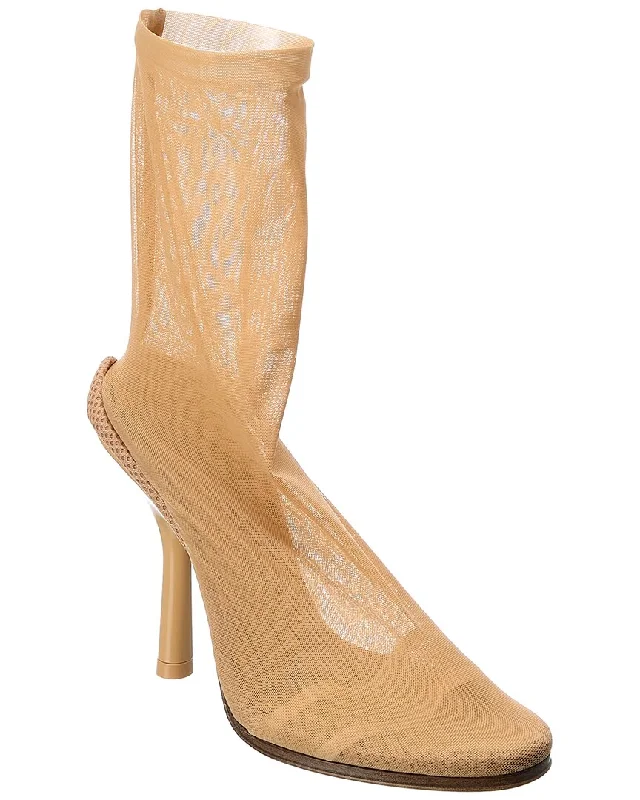 Burberry Stretch Tulle Sock Boot