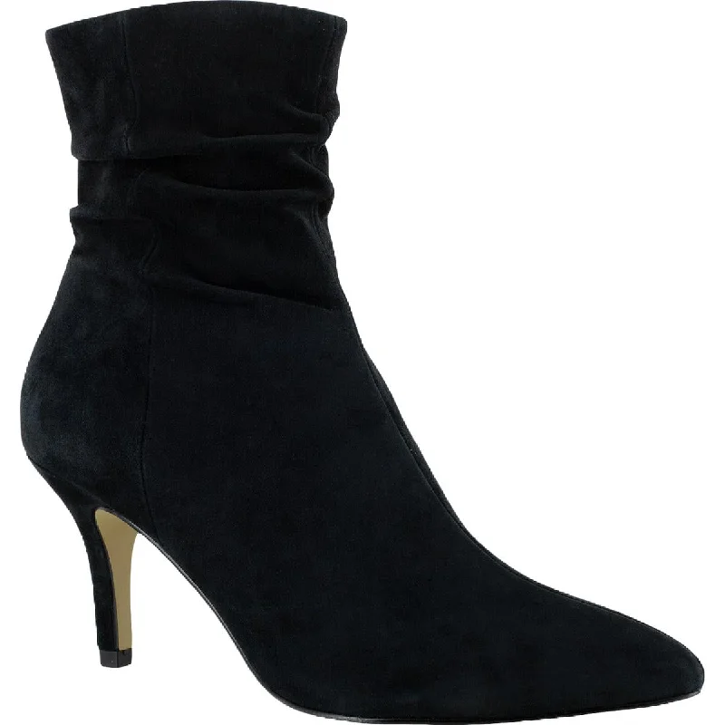 Danielle Womens Suede Heels Dress Boots