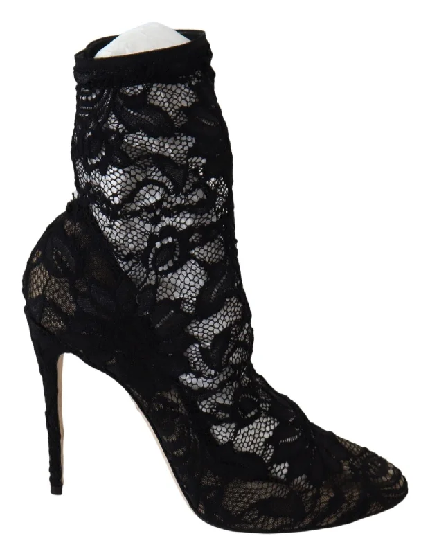 Dolce & Gabbana  Lace Taormina Pumps Elegance Women's Unleashed