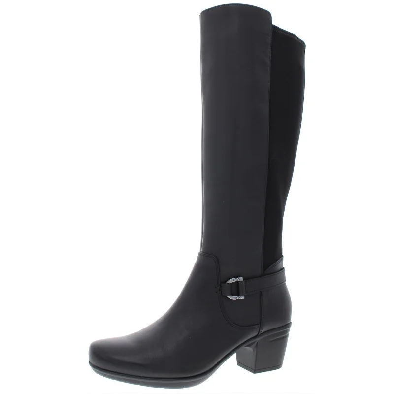 Emslie March Womens Leather Knee-High Riding Boots