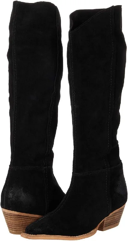 Free People Women's Sway Low Slouch Boot, Black