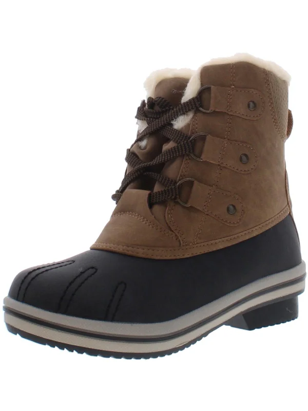 Ginnie Womens Duck Boot Cold Weather Winter Boots