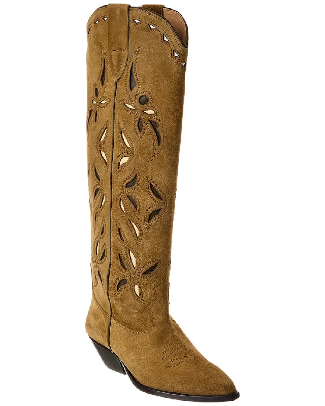 Isabel Marant Denvee Suede Knee-High Boot