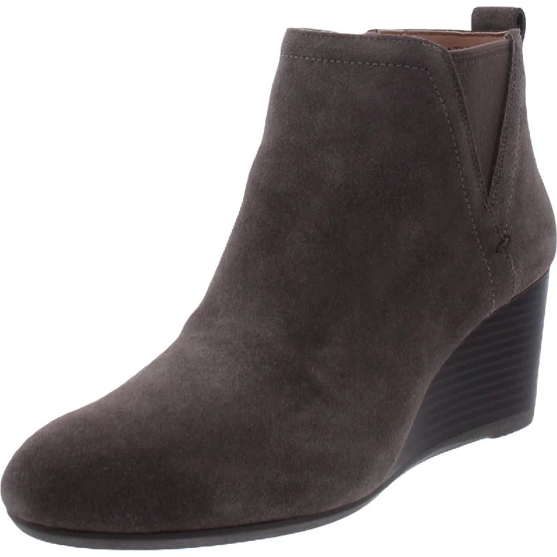 Paloma Womens Suede Ankle Booties