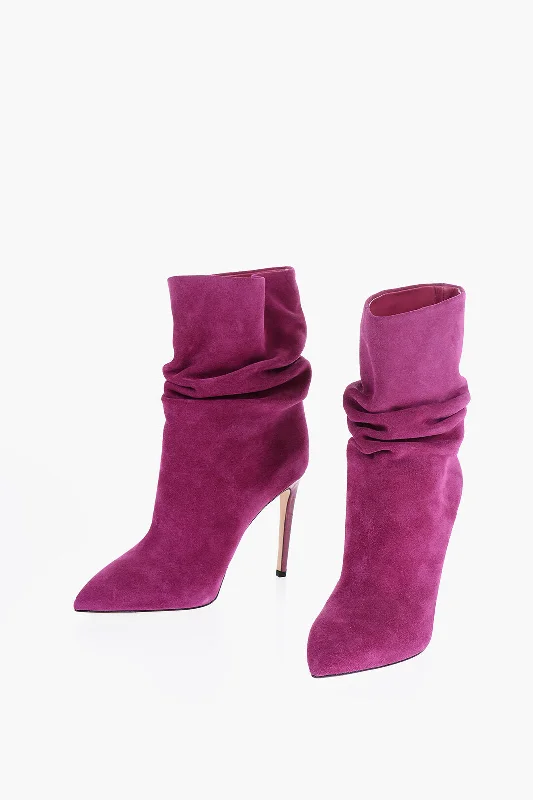 Paris Texas Suede Ankle Boots With Stiletto Heel 10,5Cm