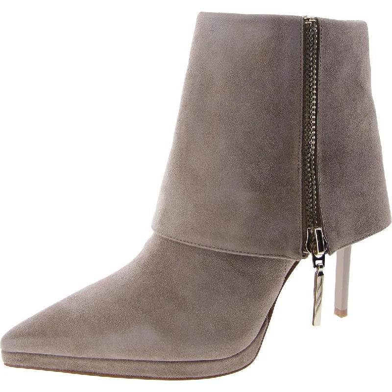 Renee Womens Suede Ankle Boots