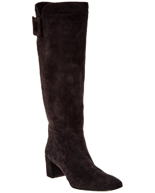 Roger Vivier Suede Knee-High Boot