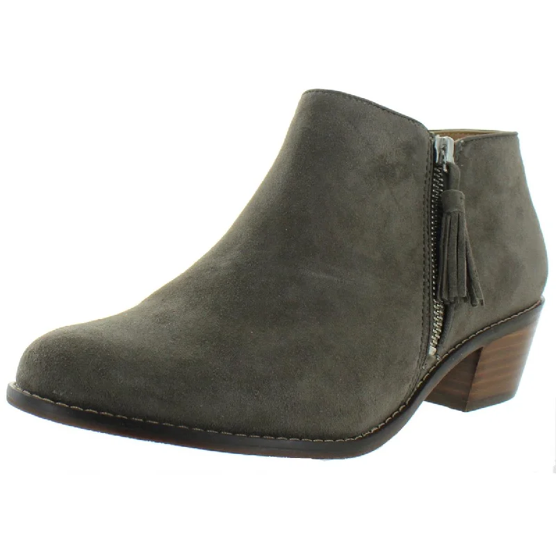 Serena Womens Suede Ankle Booties