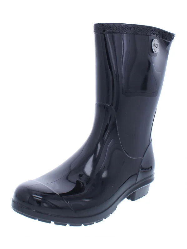 Sienna Womens Rubber Mid-Calf Rain Boots