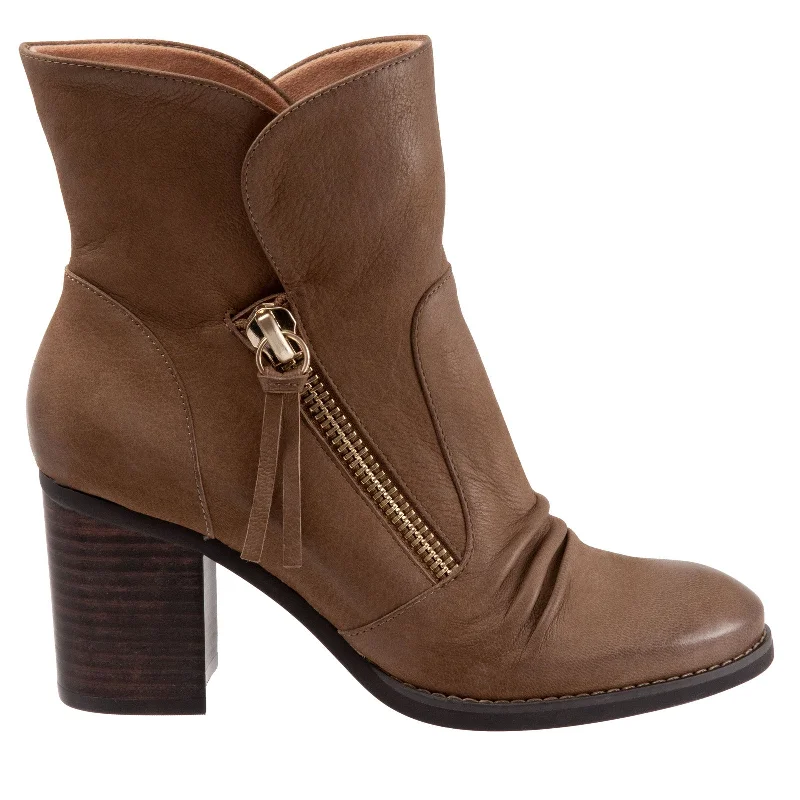 Softwalk Kendall S2054-069 Womens Brown Narrow Ankle & Booties Boots