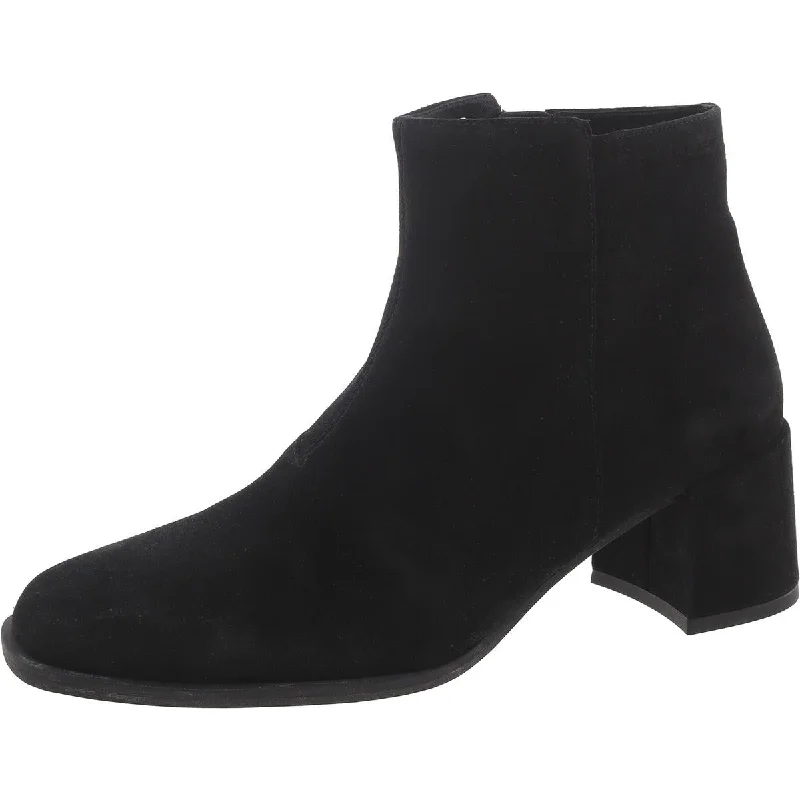 Stina Womens Zipper Pull On Ankle Boots