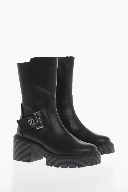 Stuart Weitzman Carrion Sole Soho Biker Booties