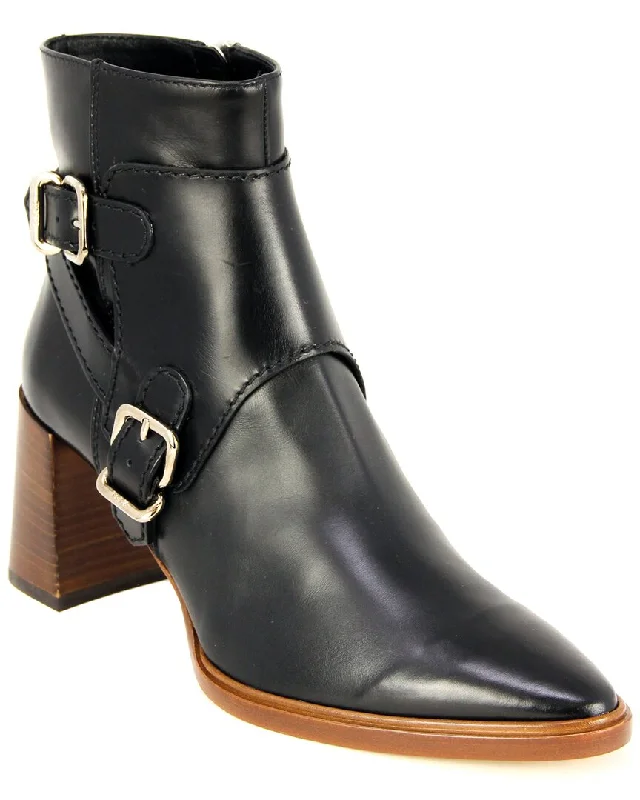 TODs Buckle Leather Boot