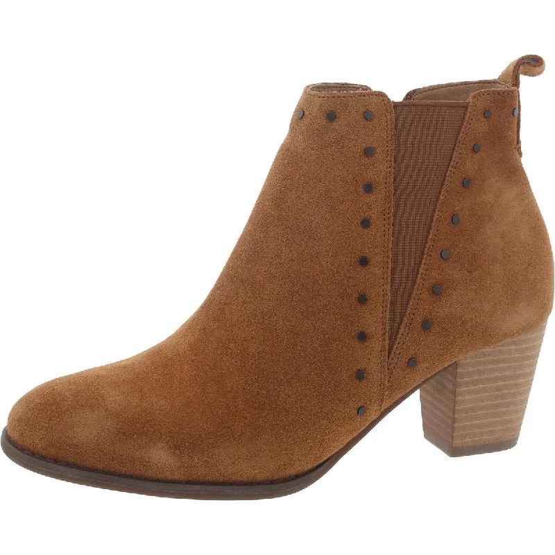 Upright Landen Womens Suede Round Toe Ankle Boots