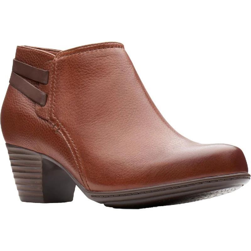 Valarie Ashley Womens Leather Shooties Ankle Boots