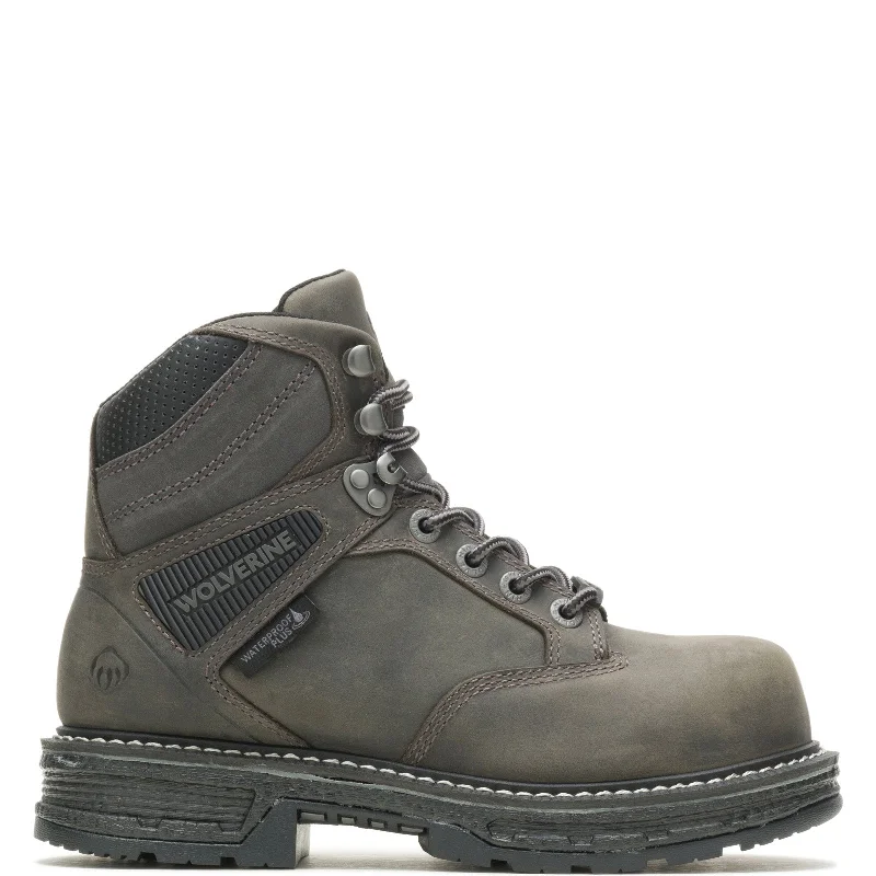 Wolverine Hellcat UltraSpring WP CarbonMax 6" Womens Gray Work Boots