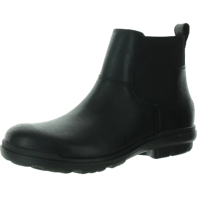 Womens Leather Waterproof Chelsea Boots